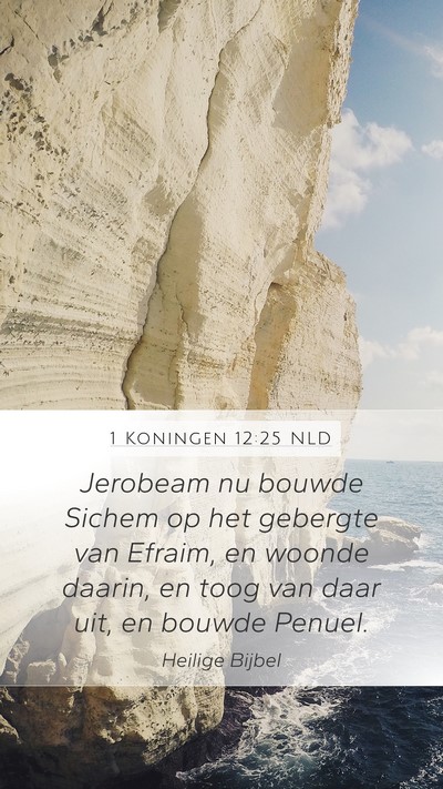 1 Koningen 12:25 NLD Bible Verse Image
