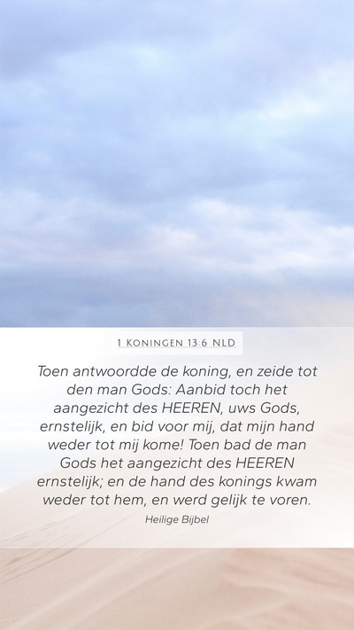 1 Koningen 13:6 NLD Bible Verse Image