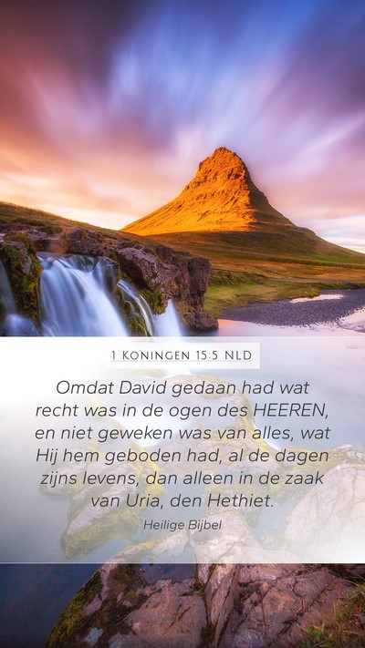 1 Koningen 15:5 NLD Bible Verse Image