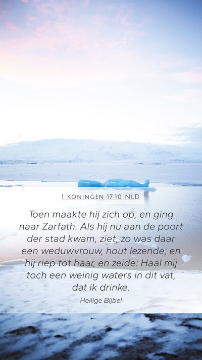 1 Koningen 17:10 NLD Bible Verse Image