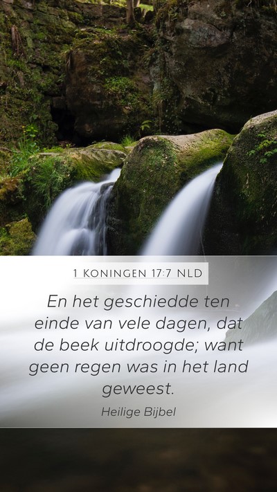 1 Koningen 17:7 NLD Bible Verse Image