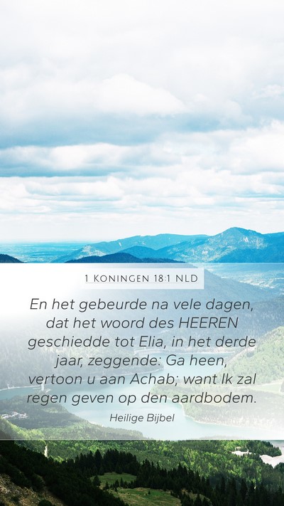 1 Koningen 18:1 NLD Bible Verse Image