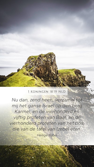 1 Koningen 18:19 NLD Bible Verse Image