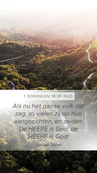 1 Koningen 18:39 NLD Bible Verse Image