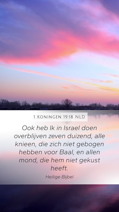 1 Koningen 19:18 NLD Bible Verse Image