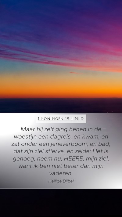 1 Koningen 19:4 NLD Bible Verse Image
