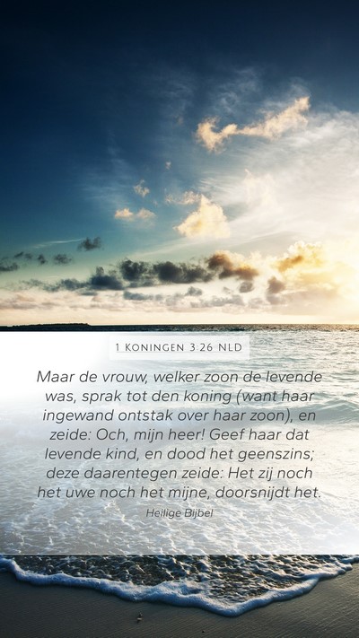 1 Koningen 3:26 NLD Bible Verse Image