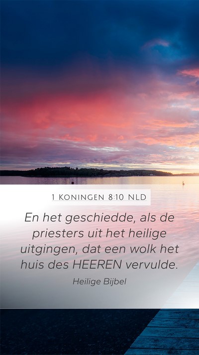 1 Koningen 8:10 NLD Bible Verse Image