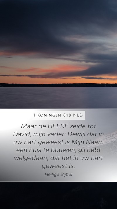 1 Koningen 8:18 NLD Bible Verse Image