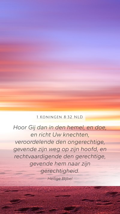 1 Koningen 8:32 NLD Bible Verse Image