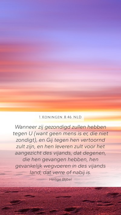 1 Koningen 8:46 NLD Bible Verse Image