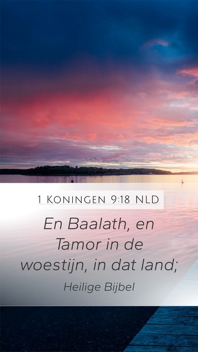 1 Koningen 9:18 NLD Bible Verse Image