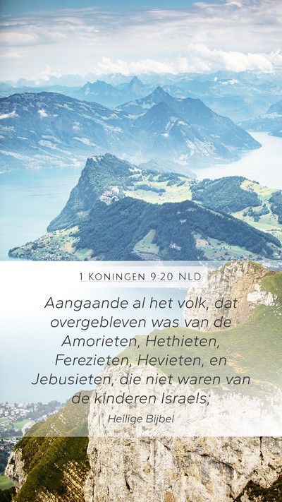 1 Koningen 9:20 NLD Bible Verse Image