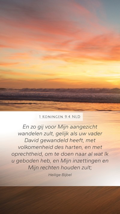1 Koningen 9:4 NLD Bible Verse Image