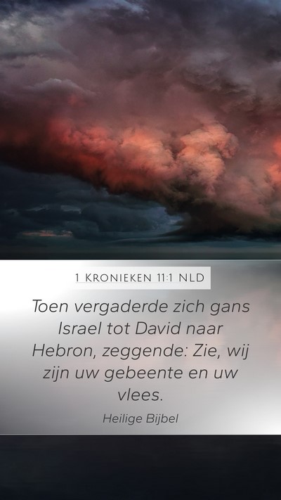 1 Kronieken 11:1 NLD Bible Verse Image