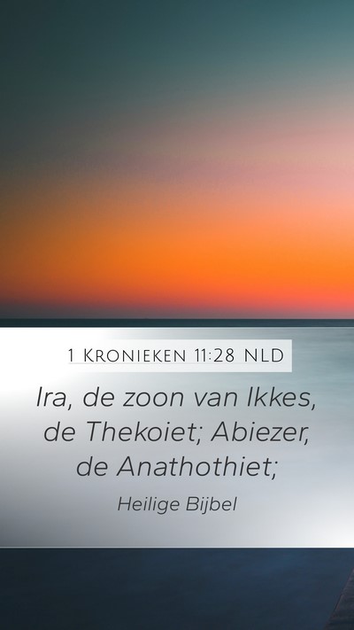 1 Kronieken 11:28 NLD Bible Verse Image