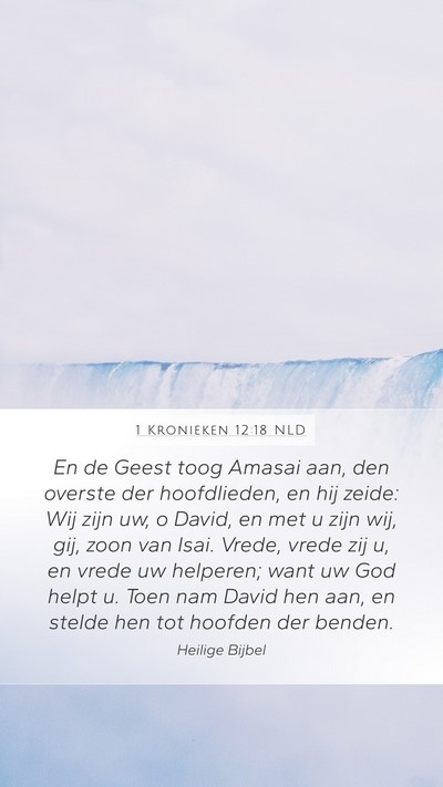 1 Kronieken 12:18 NLD Bible Verse Image