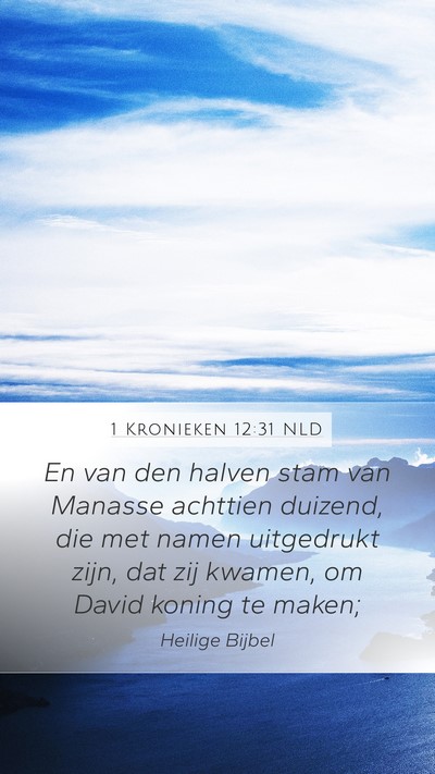 1 Kronieken 12:31 NLD Bible Verse Image