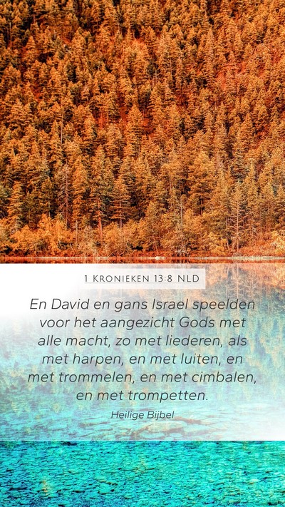1 Kronieken 13:8 NLD Bible Verse Image