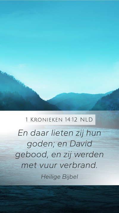 1 Kronieken 14:12 NLD Bible Verse Image