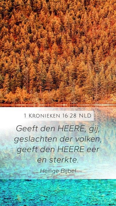 1 Kronieken 16:28 NLD Bible Verse Image