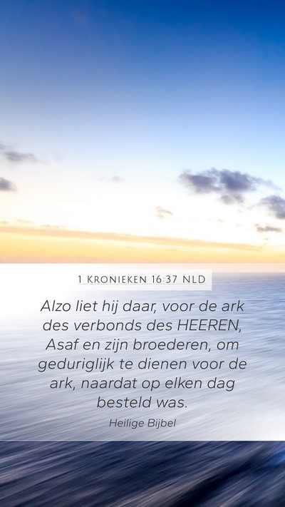 1 Kronieken 16:37 NLD Bible Verse Image