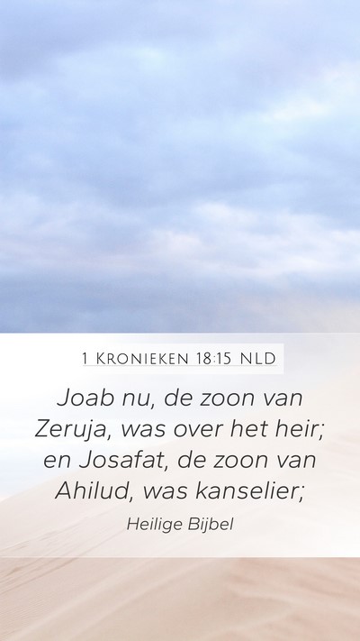 1 Kronieken 18:15 NLD Bible Verse Image