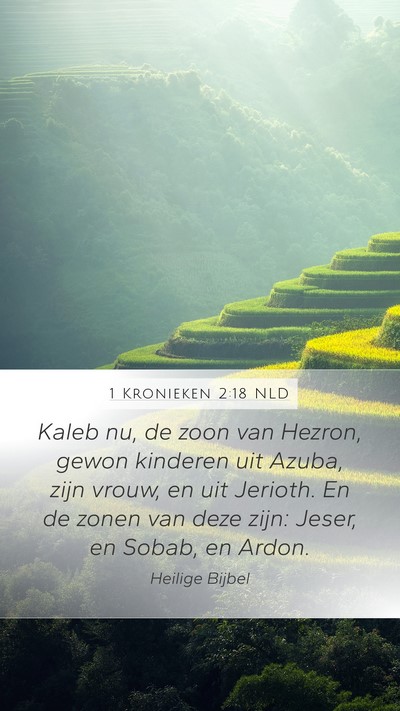 1 Kronieken 2:18 NLD Bible Verse Image