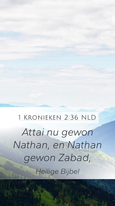 1 Kronieken 2:36 NLD Bible Verse Image