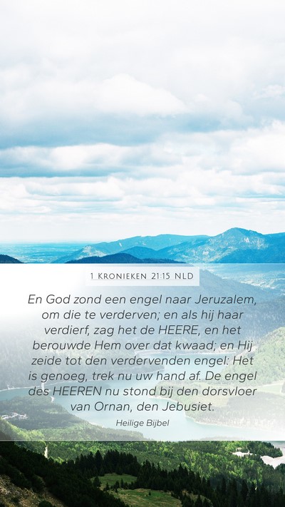 1 Kronieken 21:15 NLD Bible Verse Image