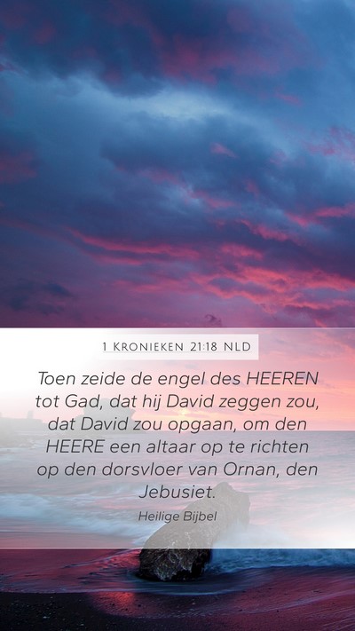 1 Kronieken 21:18 NLD Bible Verse Image