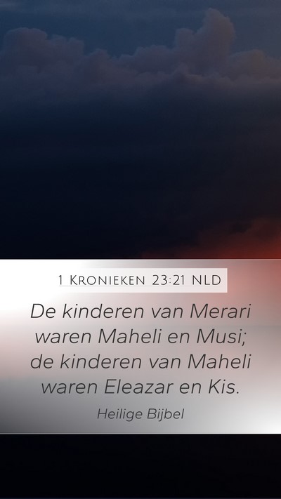1 Kronieken 23:21 NLD Bible Verse Image