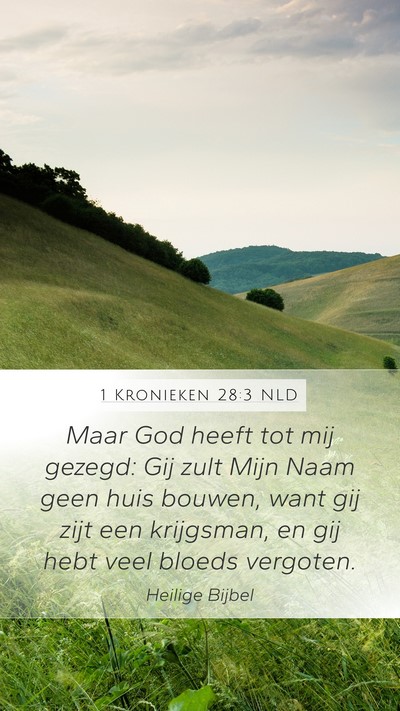 1 Kronieken 28:3 NLD Bible Verse Image
