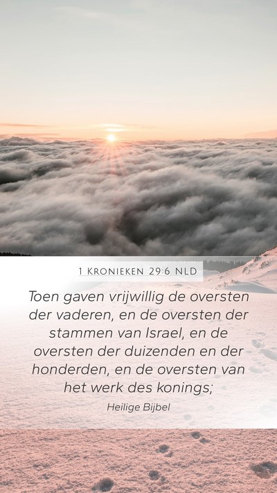 1 Kronieken 29:6 NLD Bible Verse Image