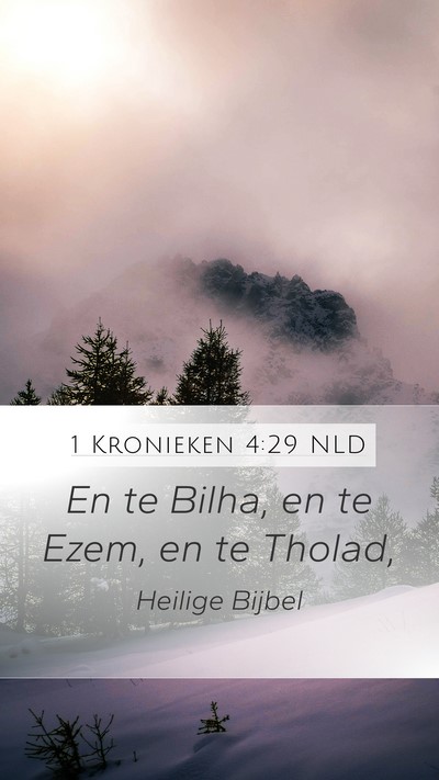 1 Kronieken 4:29 NLD Bible Verse Image