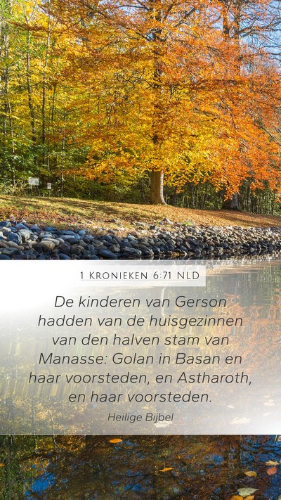1 Kronieken 6:71 NLD Bible Verse Image