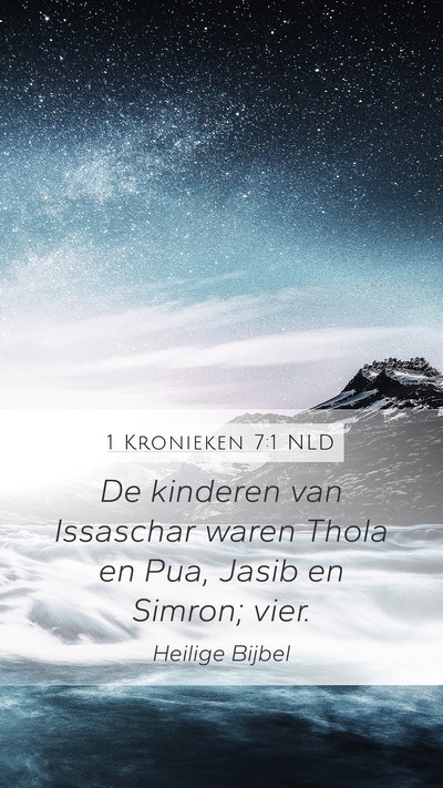 1 Kronieken 7:1 NLD Bible Verse Image