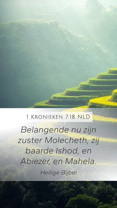 1 Kronieken 7:18 NLD Bible Verse Image