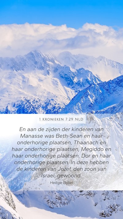 1 Kronieken 7:29 NLD Bible Verse Image