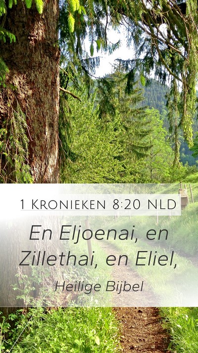 1 Kronieken 8:20 NLD Mobile Phone Wallpaper - En Eljoenai, en Zillethai, en - Mobile Bible Verse Wallpaper
