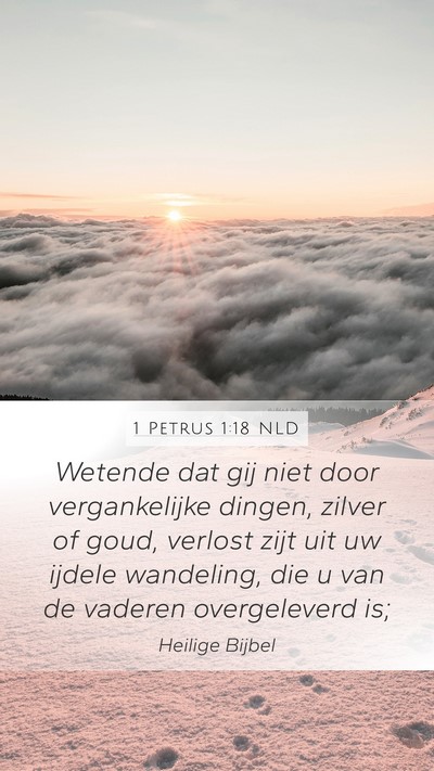 1 Petrus 1:18 NLD Bible Verse Image