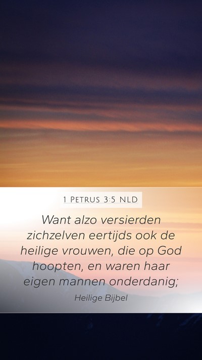 1 Petrus 3:5 NLD Bible Verse Image