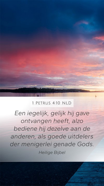 1 Petrus 4:10 NLD Bible Verse Image