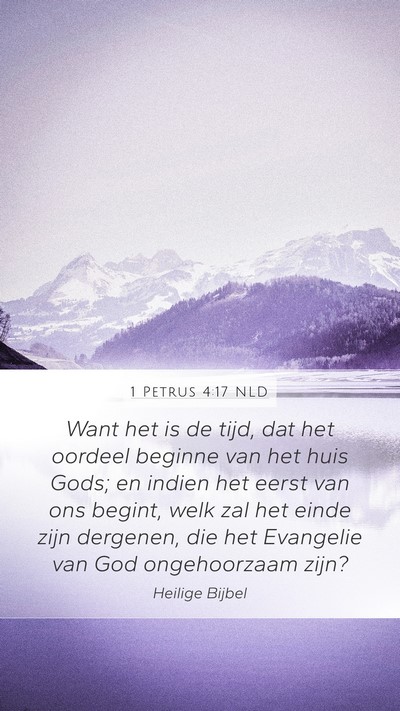 1 Petrus 4:17 NLD Bible Verse Image