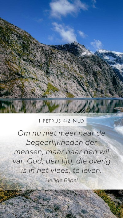 1 Petrus 4:2 NLD Bible Verse Image