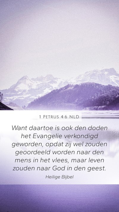 1 Petrus 4:6 NLD Bible Verse Image