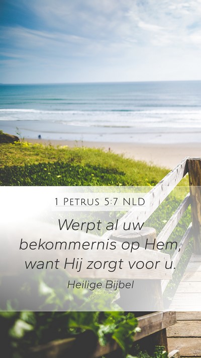 1 Petrus 5:7 NLD Bible Verse Image