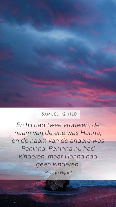 1 Samuël 1:2 NLD Bible Verse Image