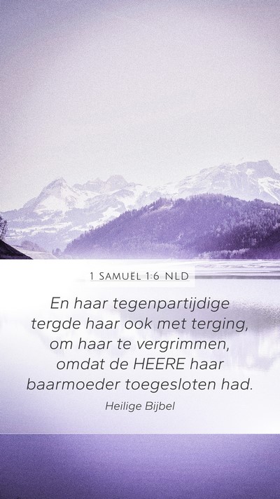 1 Samuël 1:6 NLD Bible Verse Image