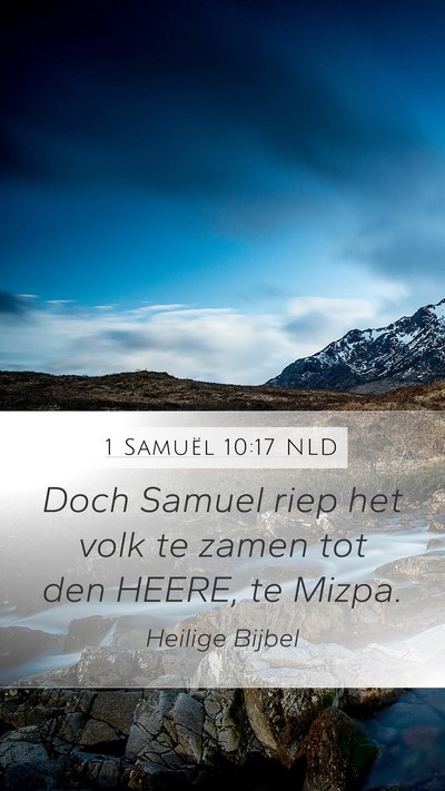 1 Samuël 10:17 NLD Bible Verse Image